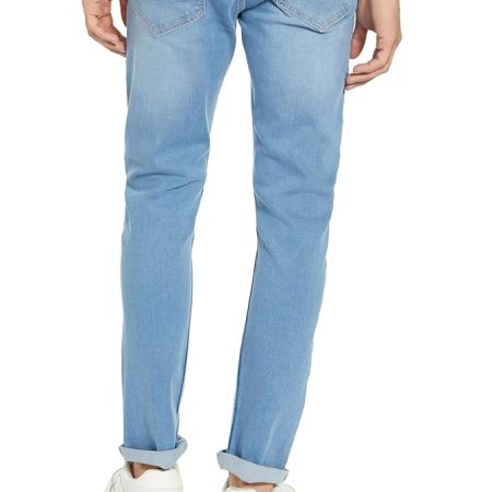 Peter England Men's Slim Tapered Jeans | Heavy Wash Denim | Casual Wear | Modern Fit